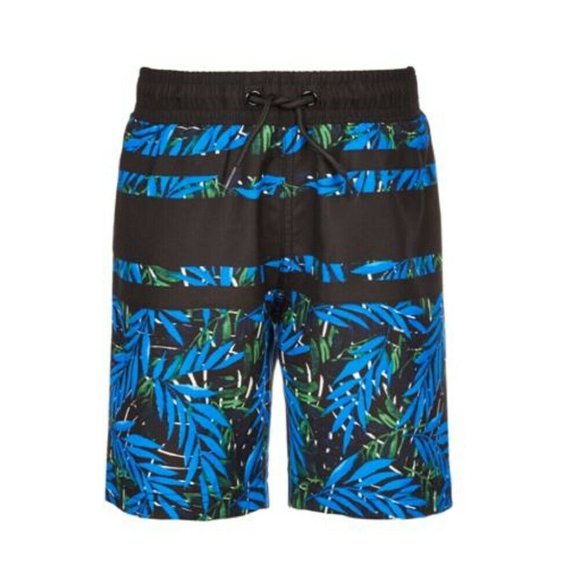 Ideology Boys 6 Blue Tropic Swim Trunks NWT BQ12 - Picture 1 of 2